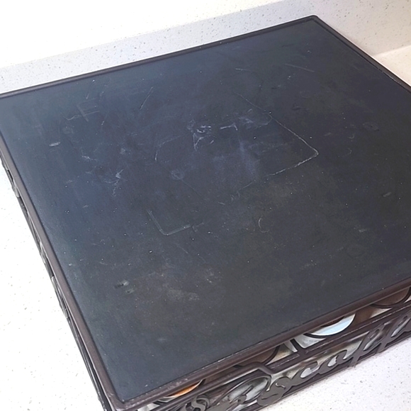 Coffee Pod Storage Drawer. Ornate Metal With Absorption Pad. Holds 36 Pods - Picture 4 of 9